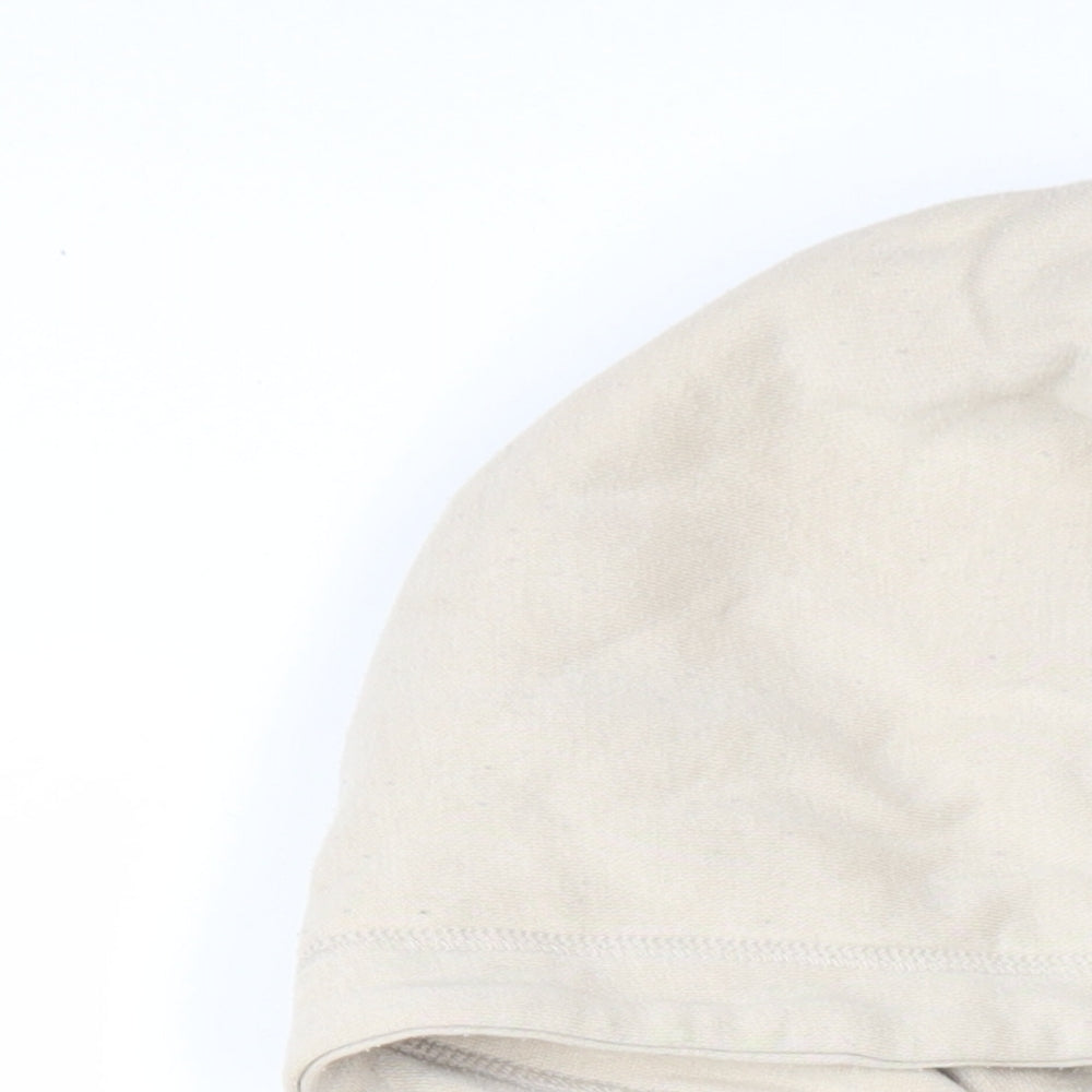Zara Womens Beige Cotton Pullover Hoodie Size L Pullover
