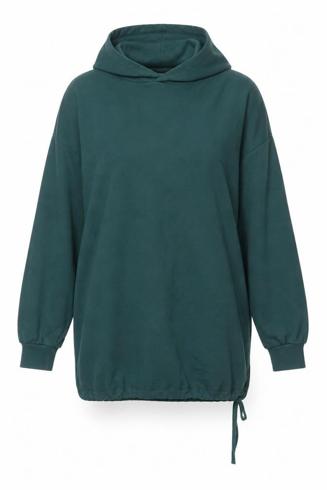 ASOS Womens Green Cotton Pullover Hoodie Size 12 Pullover