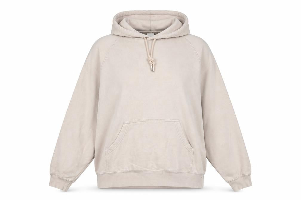 H&M Womens Beige Cotton Pullover Hoodie Size XL Pullover
