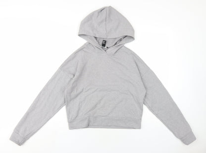 Forever 21 Womens Grey Cotton Pullover Hoodie Size M Pullover