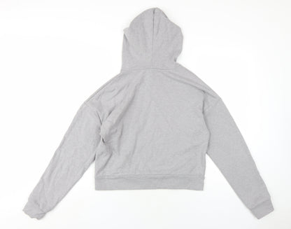 Forever 21 Womens Grey Cotton Pullover Hoodie Size M Pullover
