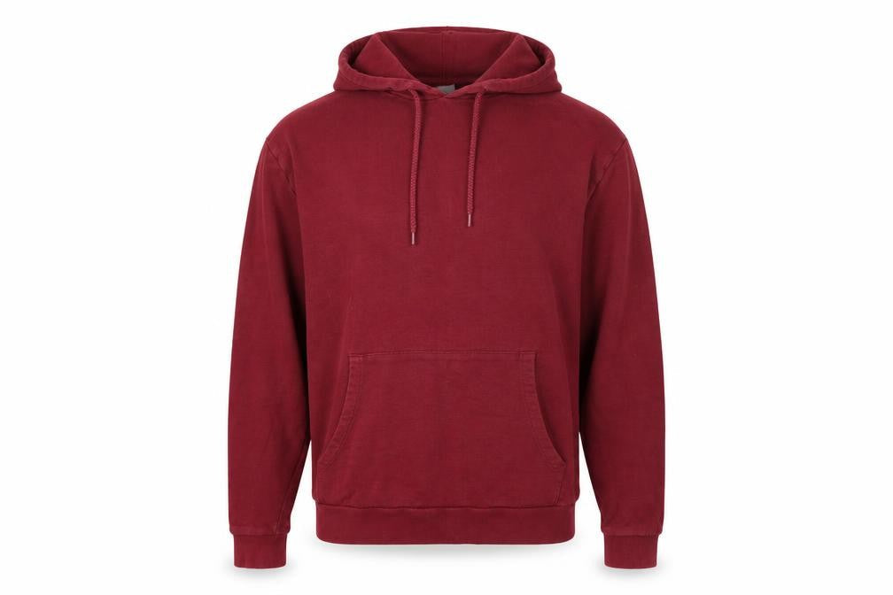 ASOS Mens Red Cotton Pullover Hoodie Size M