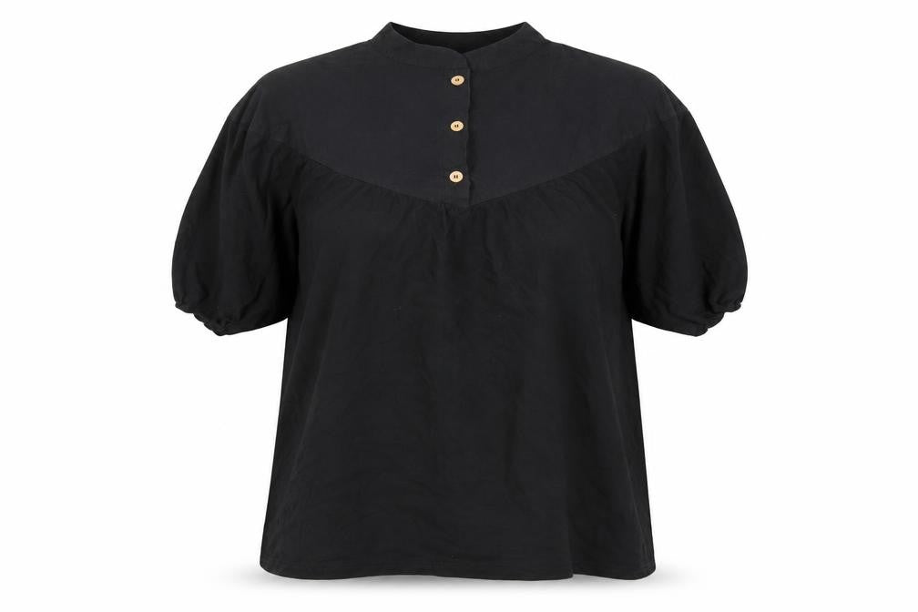 Zara Womens Black Cotton Basic T-Shirt Size XS Round Neck