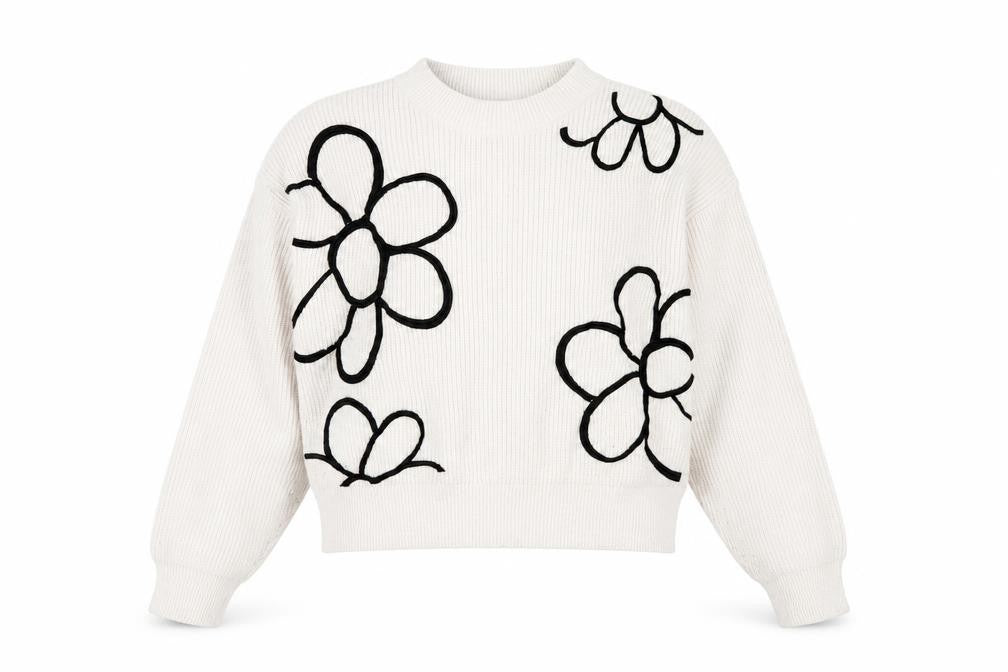 FOREVER 21 Womens Beige Crew Neck Acrylic Pullover Jumper Size S