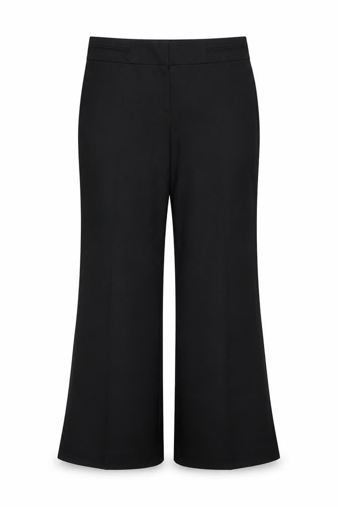Debenhams Womens Black Polyester Trousers Size 14 L30 in Regular Zip