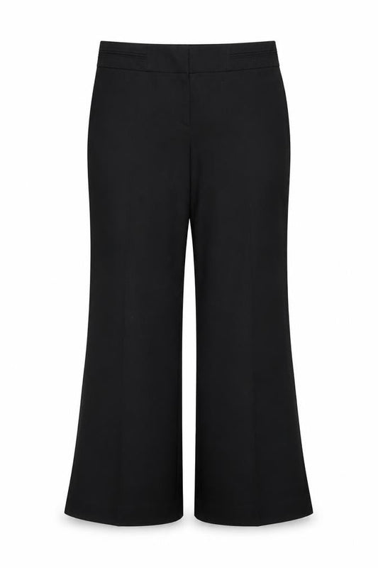 Debenhams Womens Black Polyester Trousers Size 14 L30 in Regular Zip