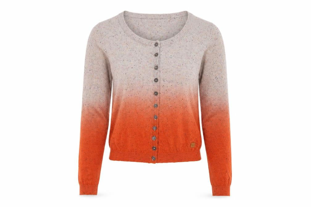 Numph Womens Grey Round Neck Viscose Cardigan Jumper Size XS