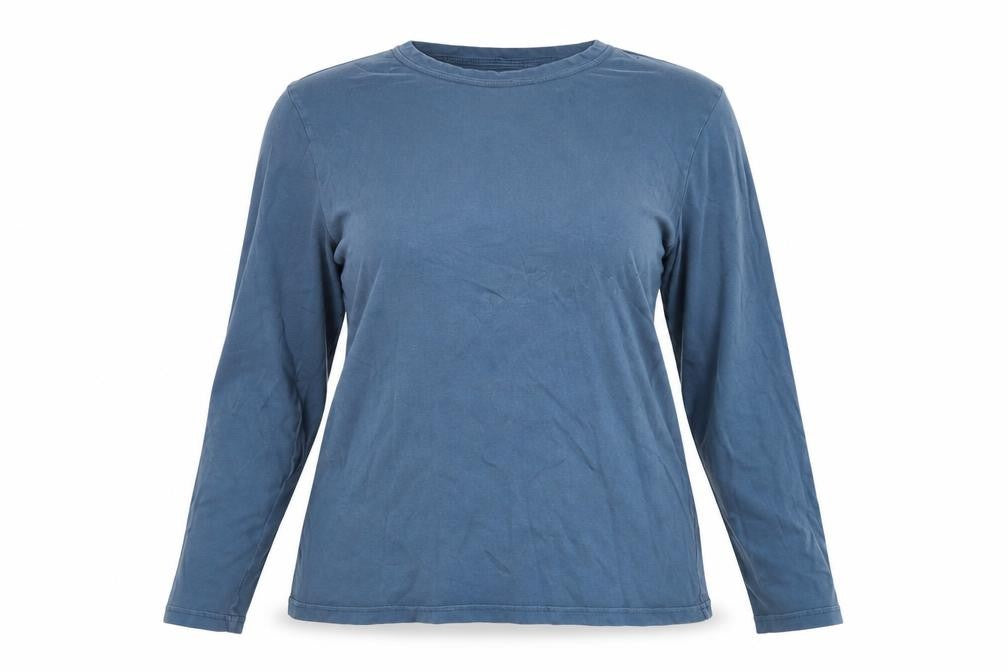 COS Womens Blue 100% Cotton Pullover Sweatshirt Size L Pullover