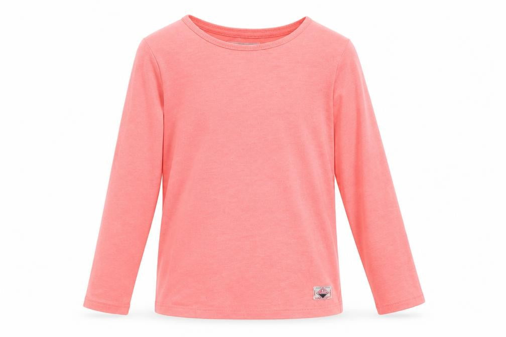 NEXT Girls Pink Cotton Basic T-Shirt Size 10 Years Boat Neck Pullover