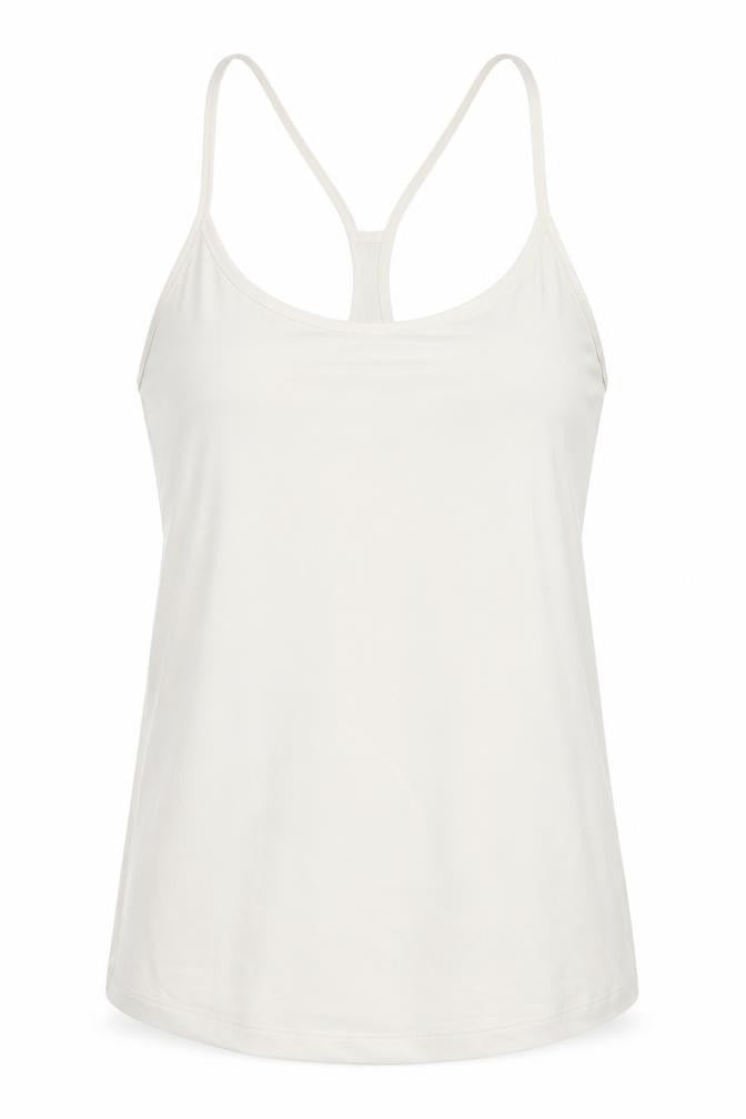 GOODMOVE Womens Ivory Polyester Basic T-Shirt Size 14 Boat Neck