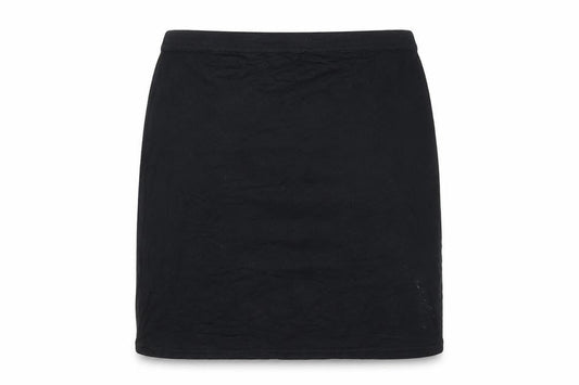 Boohoo Womens Black Viscose Mini Skirt Size 8 - Skeleton