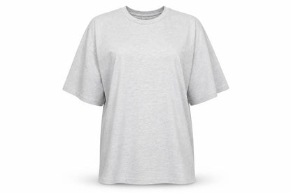 Front view of ASOS women’s green cotton basic t-shirt, size UK 8, round neck - cold shoulder