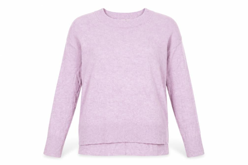 Gap Womens Purple Crew Neck Nylon Pullover Jumper Size S