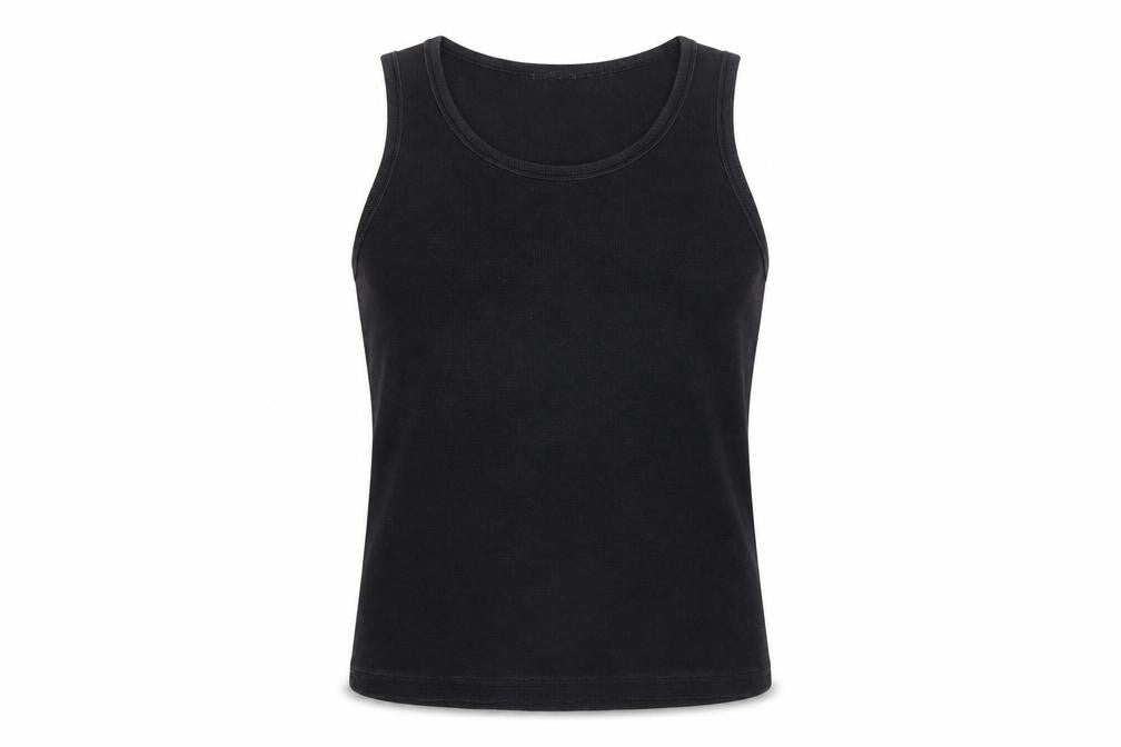 Peter Werth Womens Black Cotton Basic T-Shirt Size M Scoop Neck - Logo, Embroidered