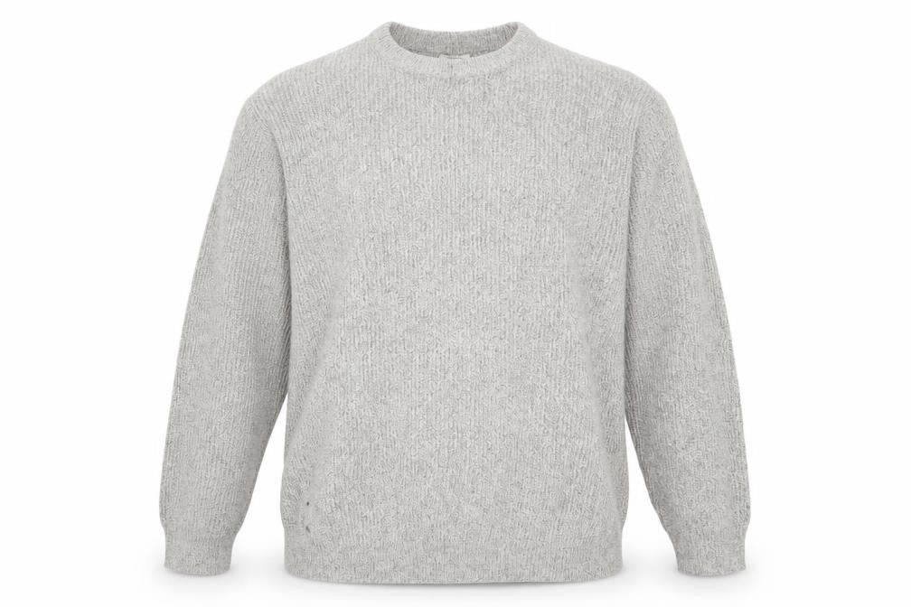 Marks & Spencer Mens Grey Crew Neck Polyamide Pullover Jumper Size 2XL Long Sleeve