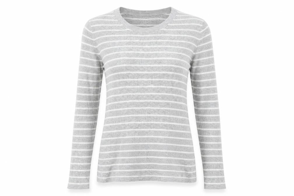 Gap Womens Grey Scoop Neck Cotton Pullover Jumper Size S - Logo
