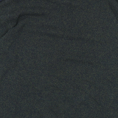 Marks & Spencer Mens Blue Crew Neck Cotton Pullover Jumper Size M Long Sleeve