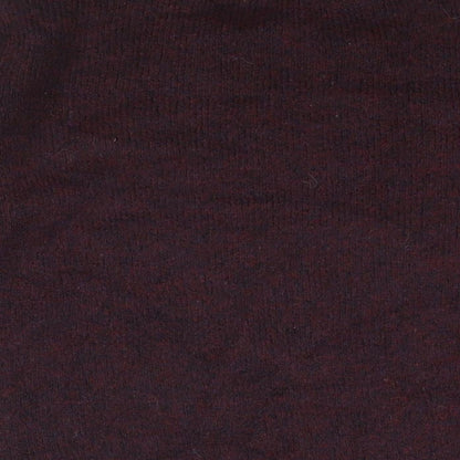 Next Womens Red Round Neck Acrylic Pullover Jumper Size 6 - Sequin Star