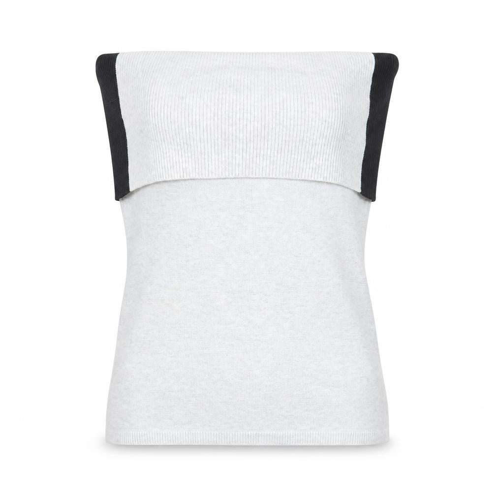 Lindex Womens Grey Viscose Basic T-Shirt Size XS Off the Shoulder