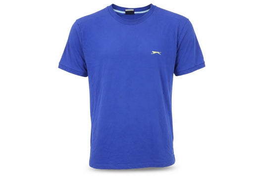Front view of Slazenger Blue Crew Neck T-Shirt, size L