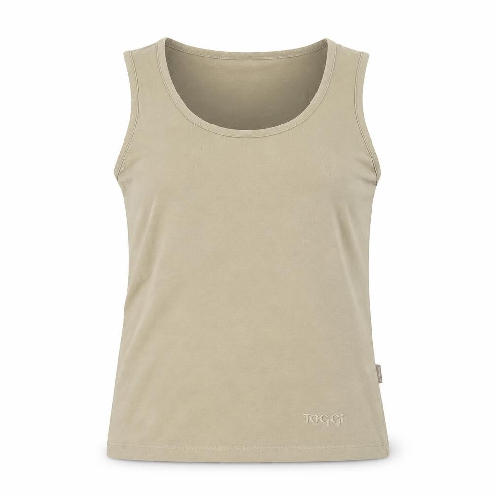 Toggi Beige Tank Top, Size 10, Sleeveless Basic Style