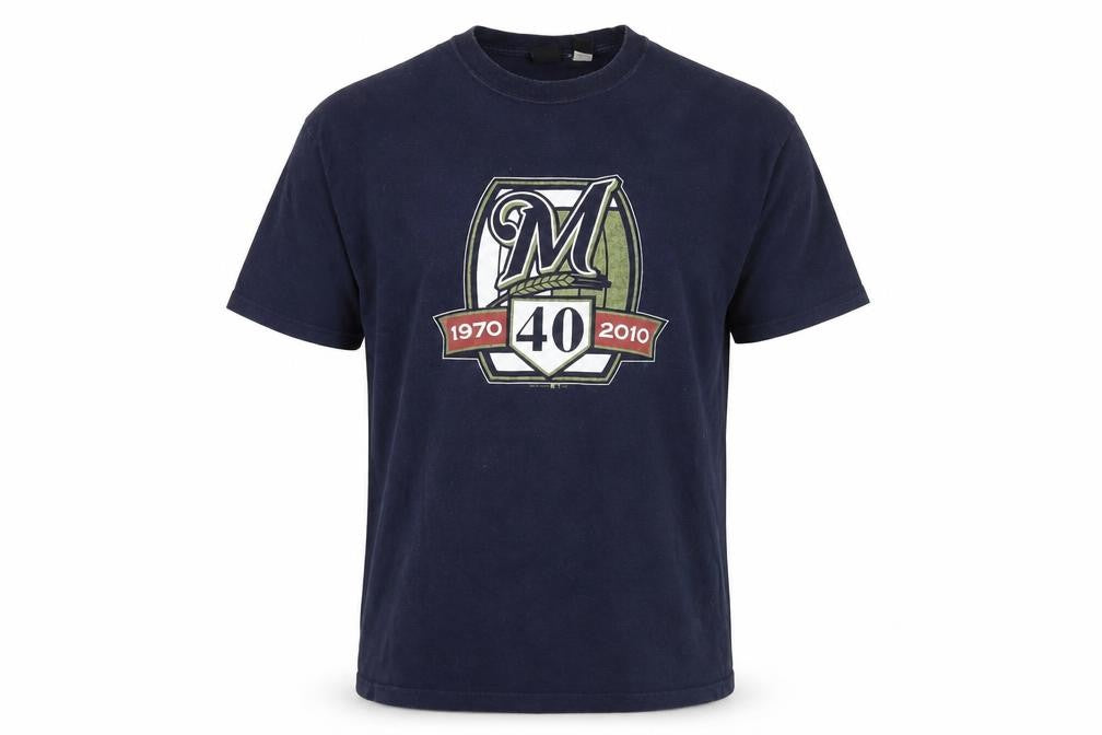Gear for Sports Blue Cotton Crew Neck T-Shirt L