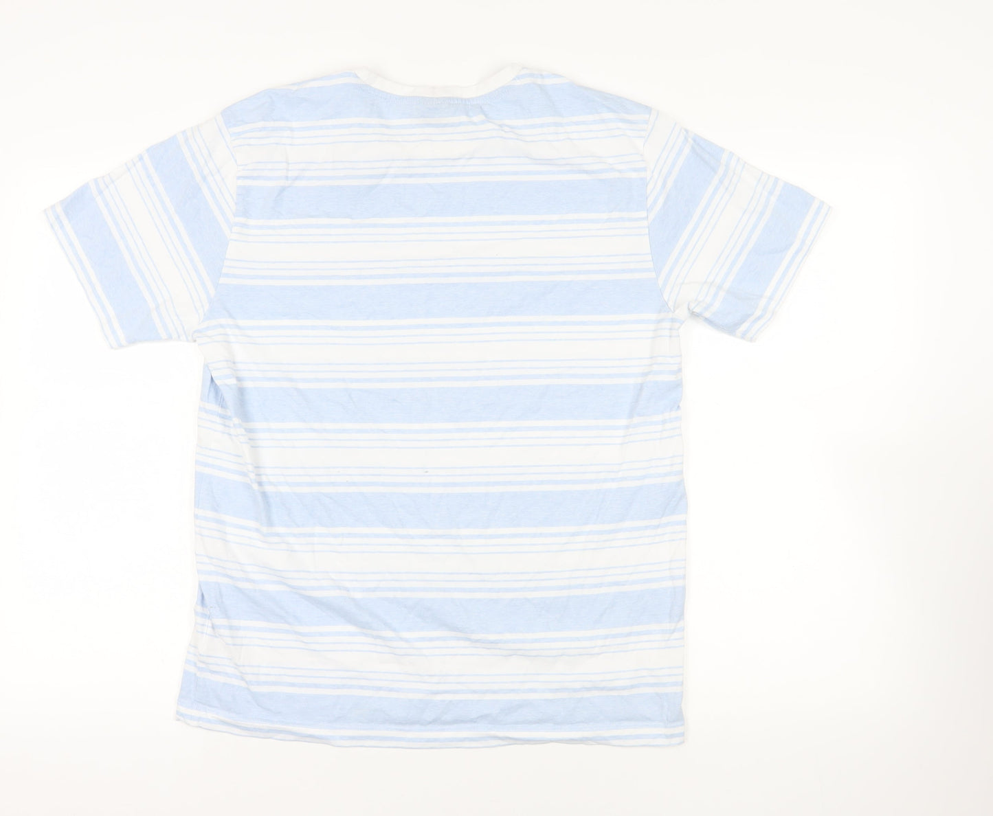 U.S. Polo Assn. Striped Blue T-Shirt, M, Short Sleeve