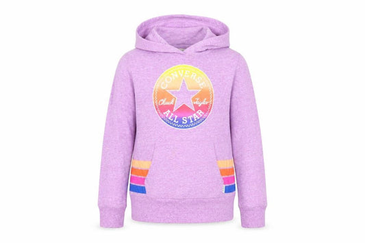 Converse Girls' Purple Logo Hoodie, 9-10 Years