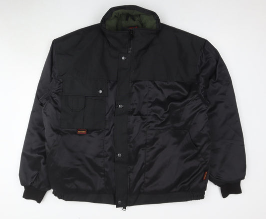 BodyWorks Mens Black Jacket Size XL Zip