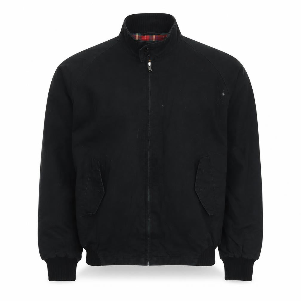 POP Mens Black Bomber Jacket Jacket Size S Zip