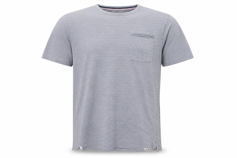 Thread & Cloth Mens Grey Cotton T-Shirt Size M Round Neck