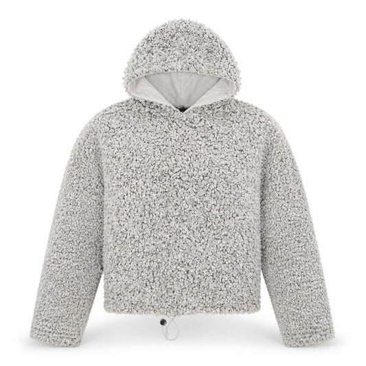 New Look Womens Grey Polyester Pullover Hoodie Size M Pullover