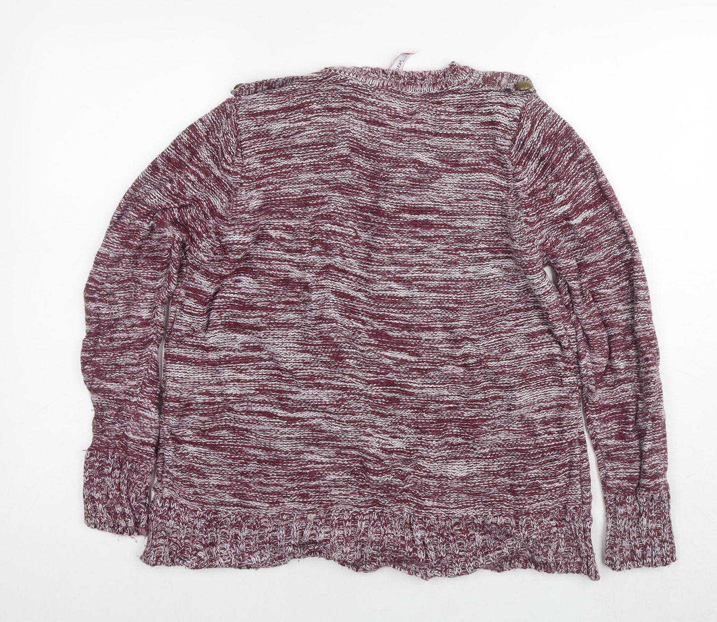 Marisota Womens Red Round Neck Acrylic Pullover Jumper Size 16 - Size 16-18