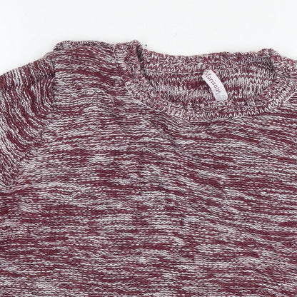 Marisota Womens Red Round Neck Acrylic Pullover Jumper Size 16 - Size 16-18