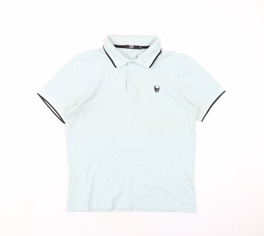 Markus Lupfer Boys Green Cotton Basic Polo Size S Collared Button