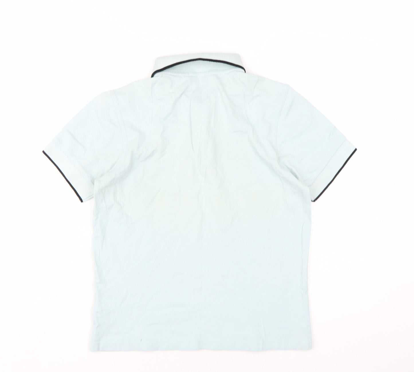 Markus Lupfer Boys Green Cotton Basic Polo Size S Collared Button