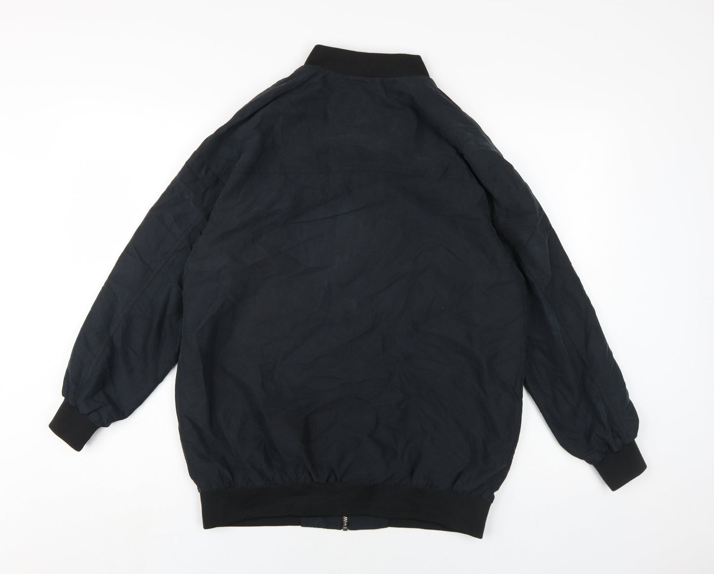 Monki Womens Black Bomber Jacket Jacket Size 2XS Zip