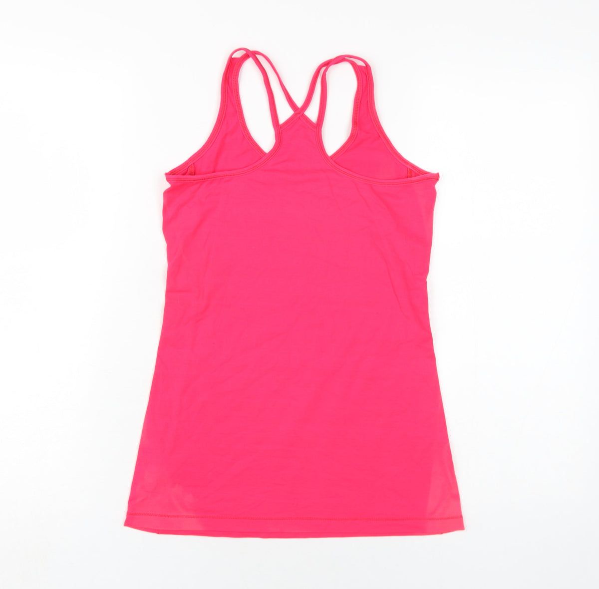 Casall Womens Pink Polyester Camisole T-Shirt Size 8 V-Neck Pullover