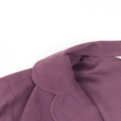 EWM Womens Purple Jacket Size 16 Button