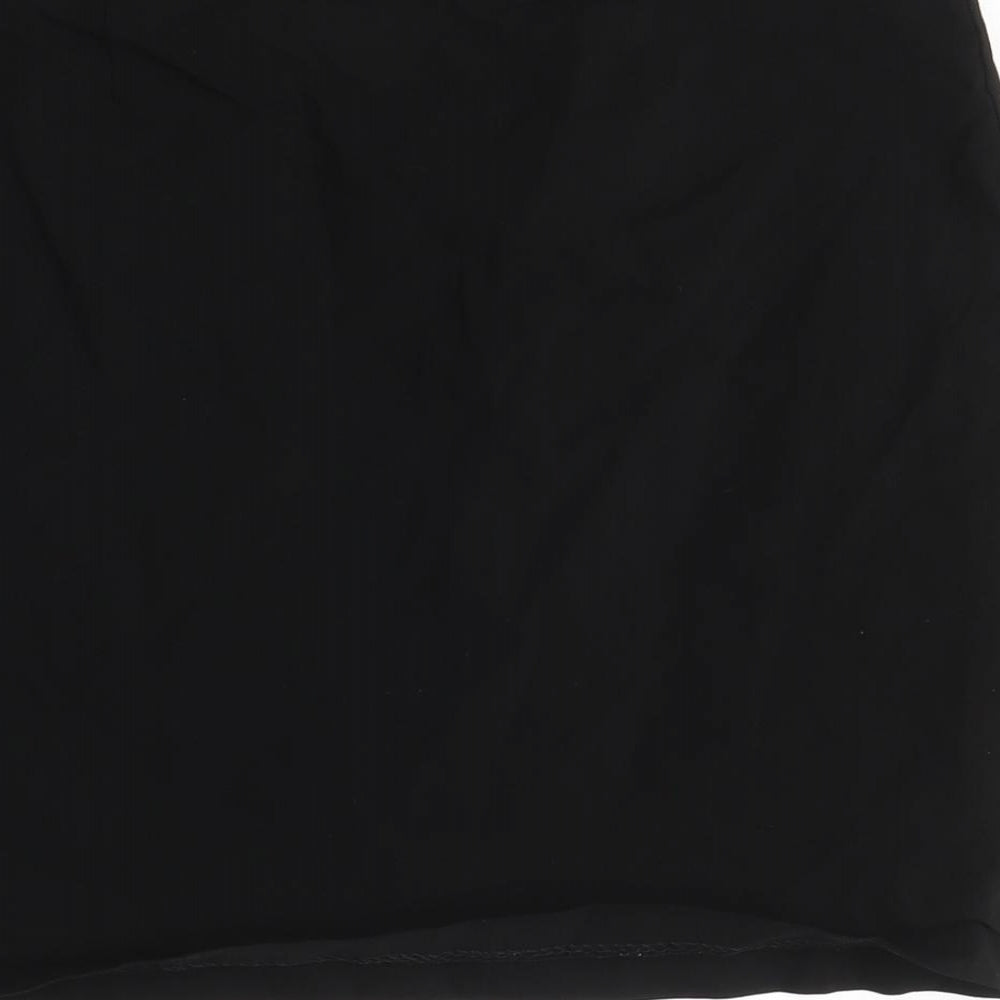 Friends Like These... Womens Black Viscose Bandage Skirt Size 16