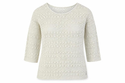 Next Womens Beige Crew Neck Polyester Pullover Jumper Size 16
