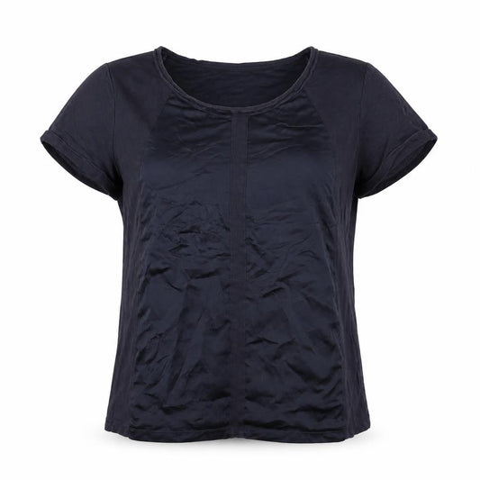 MALVIN Womens Grey Viscose Basic T-Shirt Size M Round Neck
