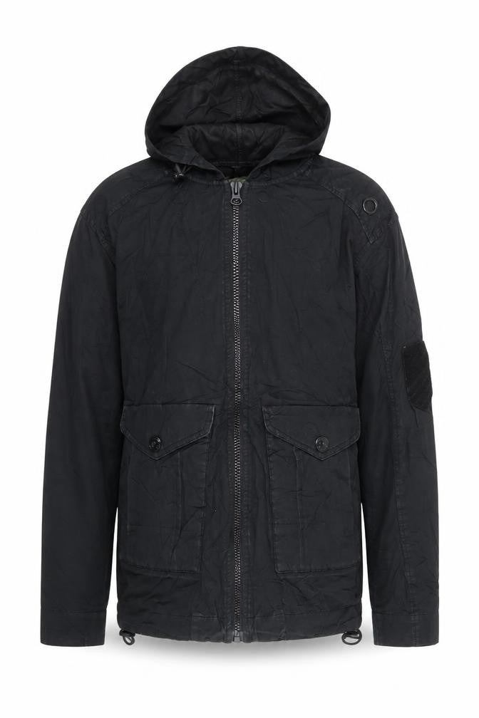 MCR Mens Black Jacket Coat Size S Zip