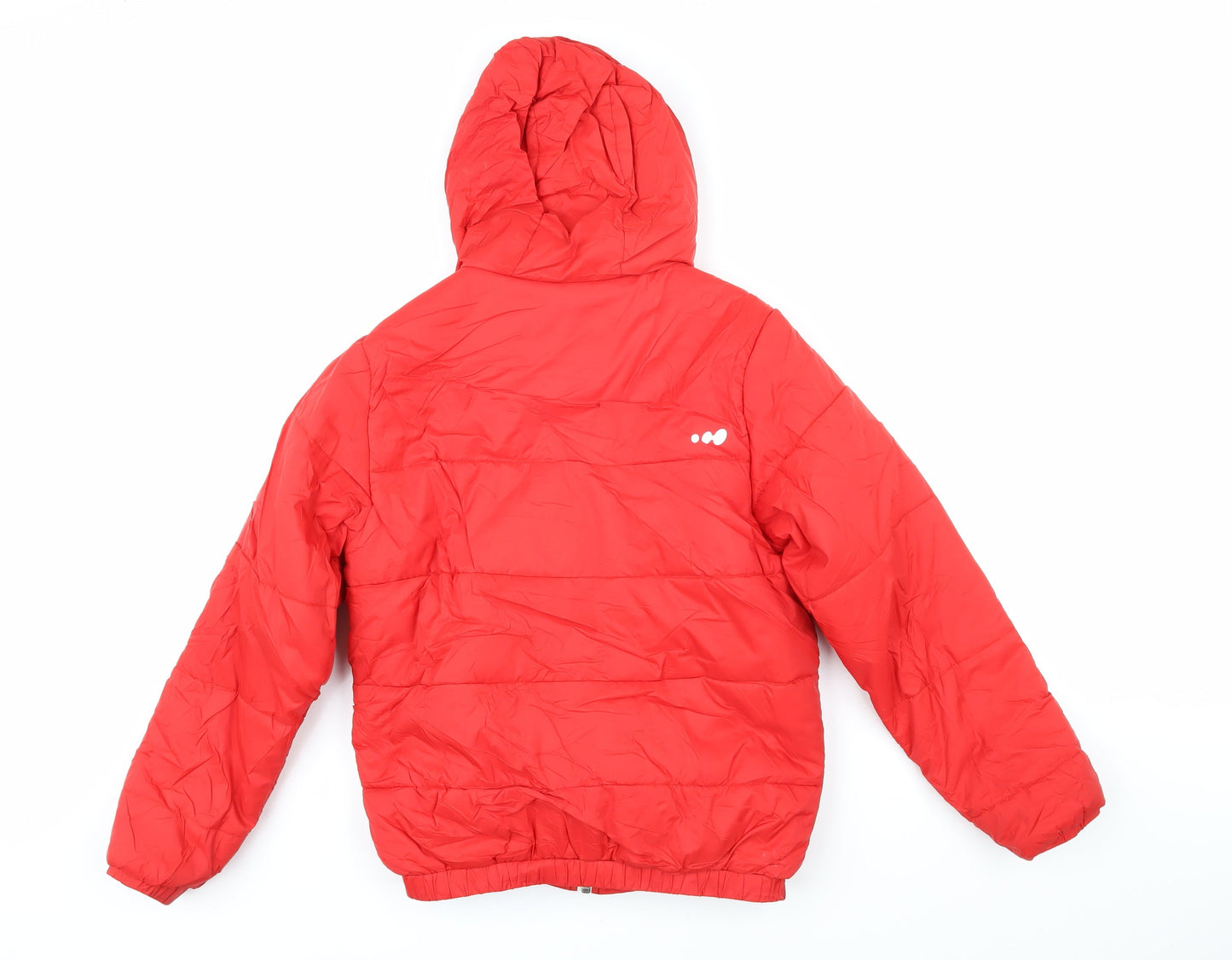 DECATHLON Boys Red Jacket Coat Size 12 Years Zip