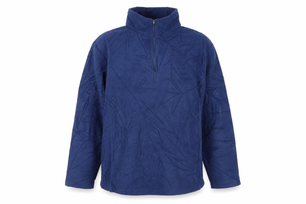 Lands' End Mens Blue Polyester Pullover Sweatshirt Size XL
