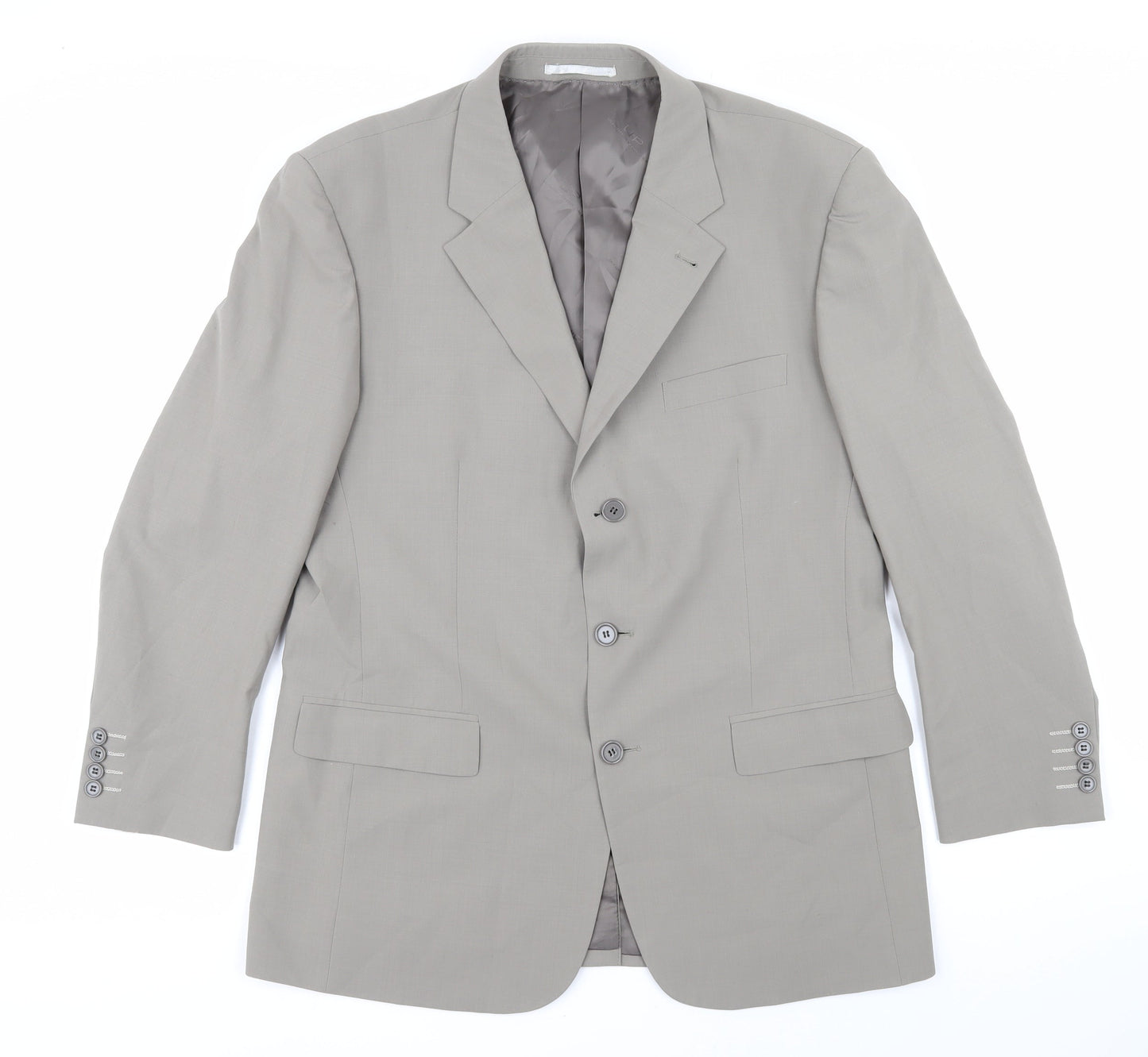 Skopes Mens Grey Wool Jacket Blazer Size 40 Regular