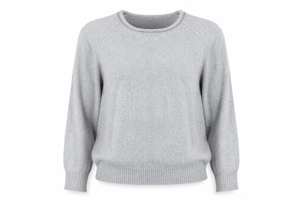 Gap Womens Grey Round Neck Wool Pullover Jumper Size M