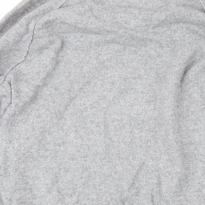 Gap Womens Grey Round Neck Wool Pullover Jumper Size M