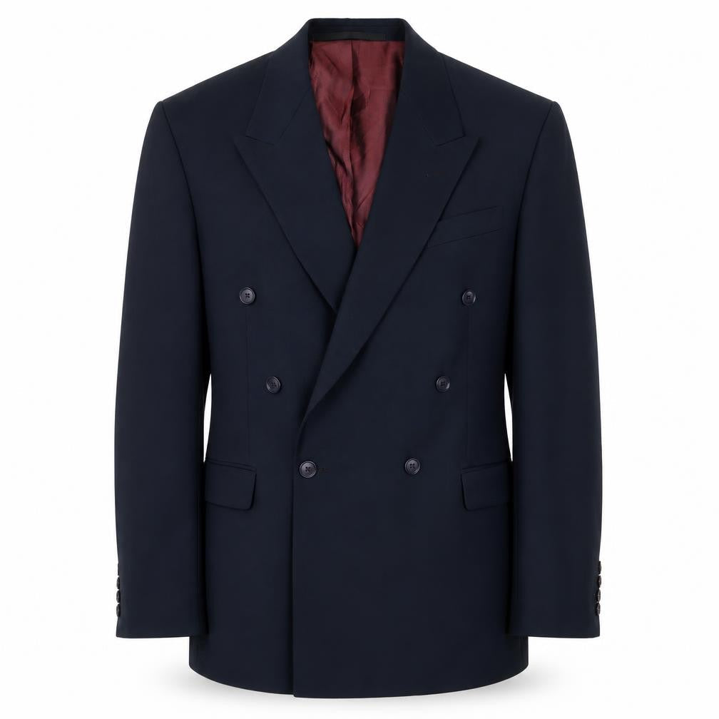 River Island Mens Blue Polyester Jacket Suit Jacket Size 38 Regular