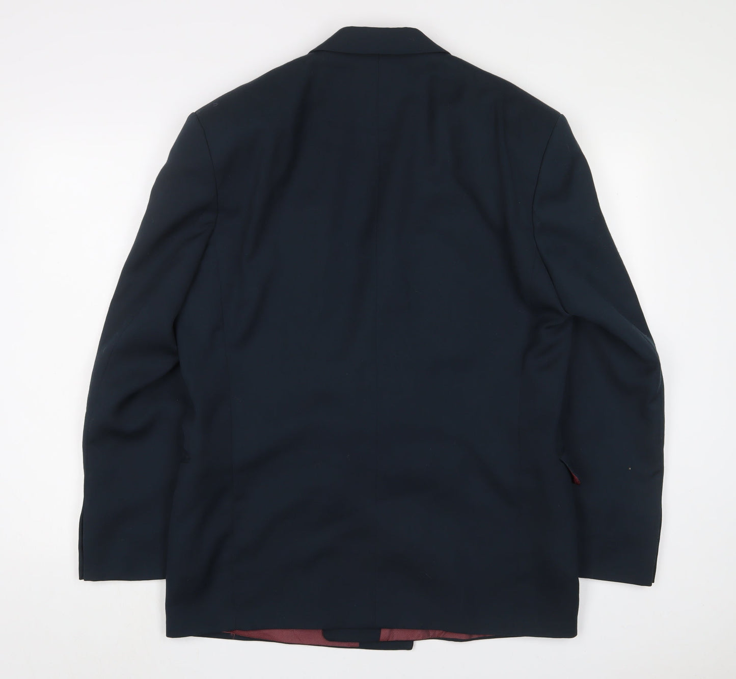 River Island Mens Blue Polyester Jacket Suit Jacket Size 38 Regular